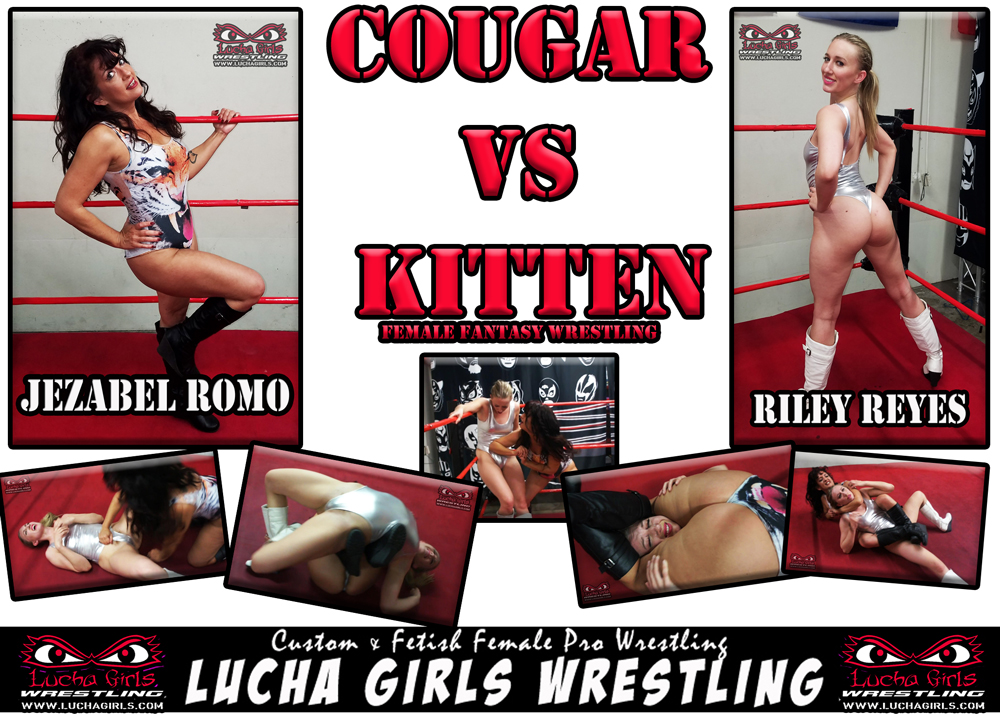 Latina Wrestling Fetish - Cute Sex Kitten Riley Reyes just challenged Latina Cougar Jezabel to a  matchâ€¦.oh Damn! â€“ Lucha Girls Wrestling